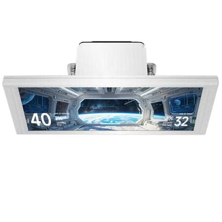 Thermalright Trofeo Vision 360 ARGB – AIO Liquid CPU Cooler, 6.86" LCD Display (White)