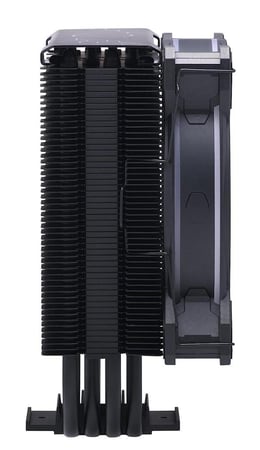 Cooler Master Hyper 622 Halo Black Dual Tower CPU Air Cooler, Halo2 Fan, Dual Loop ARGB