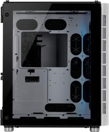 CORSAIR Crystal Series 680X RGB High Airflow Tempered Glass ATX Smart Case, White