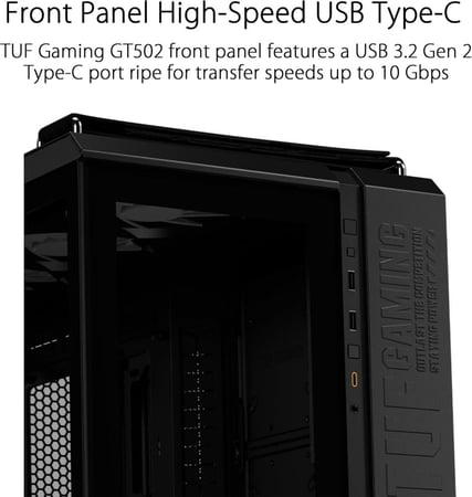 Asus TUF Gaming GT502 Plus  Mid Tower ATX PC Case كيس كمبيوتر
