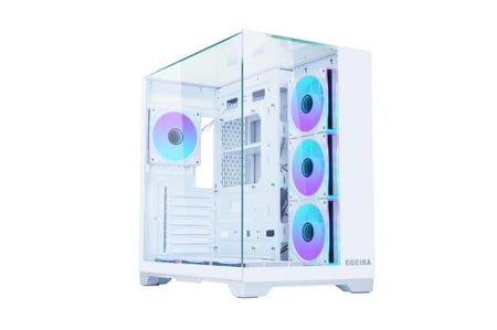 تجميعة RTX5070-I7-14700KF-32gb DDR5 تبريد مائي ابيض