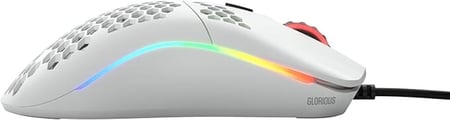 Glorious PC Gaming Race model O- Gaming-Maus -  mettle White ماوس العاب