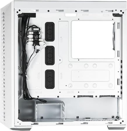 Cooler Master MasterBox 520 Mesh ARGB Tempered Glass ATX PC Case - White