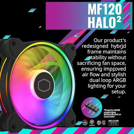 COOLER MASTER HYPER 212 HALO BLACK CPU AIR COOLER