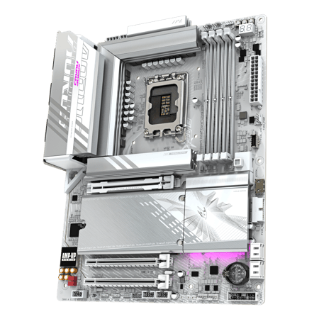 مذربورد GIGABYTE Z890 AORUS ELITE WIFI7 ICE Ultra Core (Series 2) LGA 1851, ATX, DDR5, 4x M.2, PCIe 5.0, Thunderbolt 4, WIFI7,