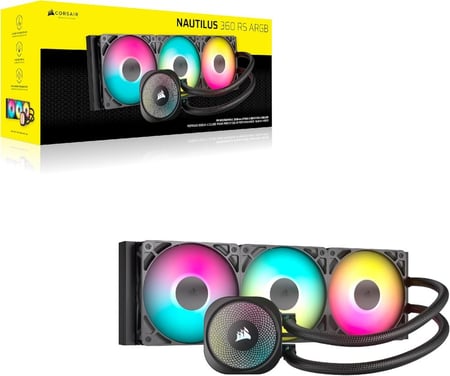 CORSAIR Nautilus 360 RS ARGB Liquid CPU Cooler مبرد مائي
