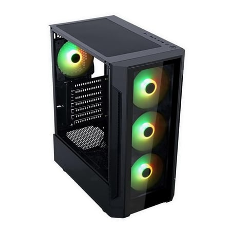 Egeira Case PRISM BLACK w/4 fans صندوق