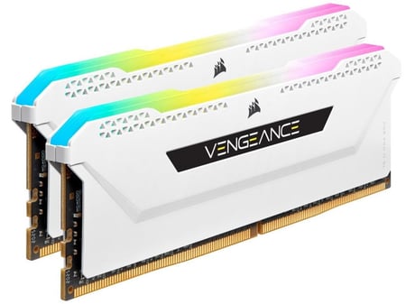 CORSAIR Vengeance RGB Pro SL 16GB (2 x 8GB) DDR4 3600 رامات ابيض