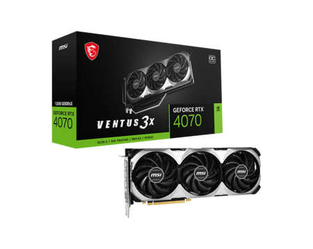 GeForce RTX™ 4070 VENTUS 3X 12G OC Graphics Cards