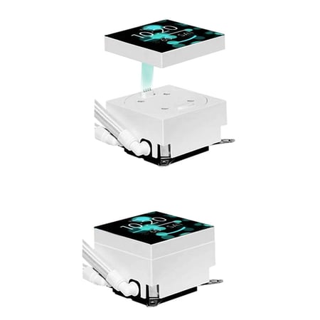 Thermo Raptor RT360 – مبرد مائي AIO مع شاشة 4 بوصة قابلة للبرمجة (ابيض)