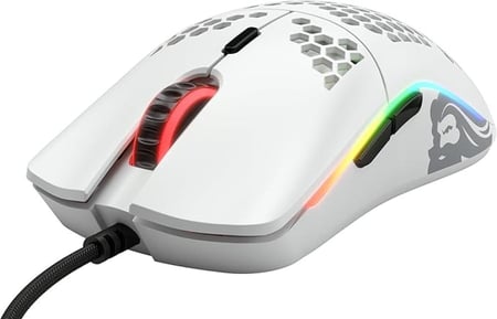 Glorious PC Gaming Race model O- Gaming-Maus -  mettle White ماوس العاب