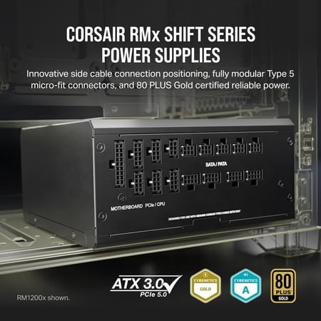 CORSAIR RM1000x Shift Fully Modular ATX Power Supply