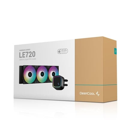 Deepcool LE720 360mm ARGB CPU Liquid Cooler/AIO  Black مبرد مائي