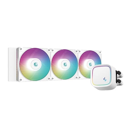DeepCool 360mm LE720 WHITE ARGB Intel/AMD CPU Liquid Cooler مبرد مائي