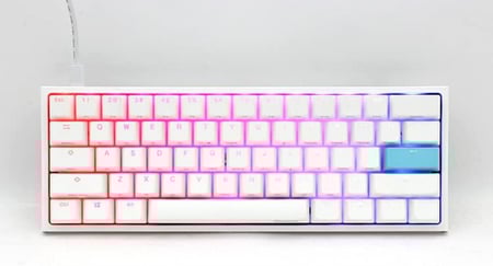 Ducky One 2 Mini Pure White 60% RGB كيبورد العاب