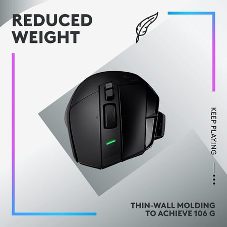 Logitech G502 X Plus Lightspeed Wireless RGB Gaming Mouse Black ماوس العاب