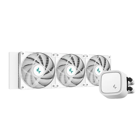 DeepCool 360mm LE720 WHITE ARGB Intel/AMD CPU Liquid Cooler مبرد مائي