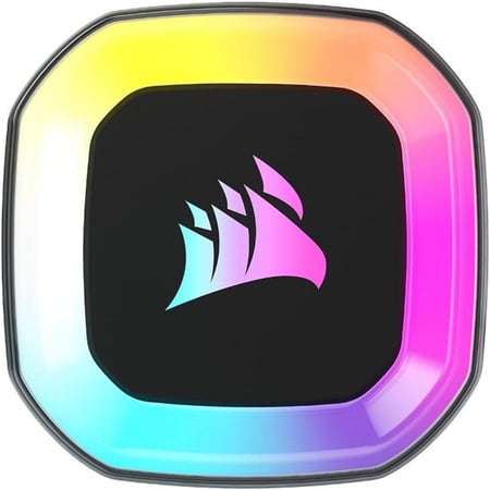 Corsair H150 RGB 360mm Liquid CPU Cooler black مبرد مائي