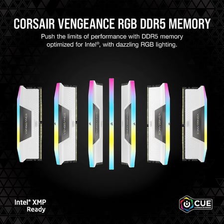 CORSAIR VENGEANCE RGB DDR5 RAM 32GB (2x16GB) 6000MH رام