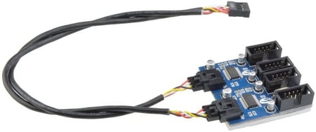 توصيلة 9pin usb الى اربع 9pin usb من شركة Kalolary