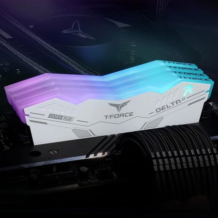 TEAMGROUP T-Force Delta Alpha RGB DDR5 Ram 32GB Kit (2x16GB) 6000MHz رام