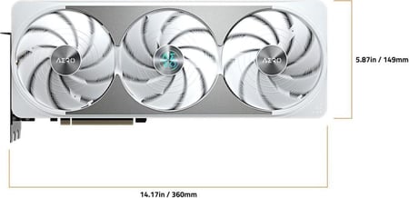 GIGABYTE AERO GeForce RTX 5070 Ti 16GB GDDR7 PCI Express 5.0 ATX Graphics Card OC-16GD  كرت شاشة