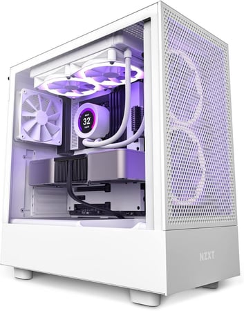 NZXT H5 Flow White كيس للكمبيوتر