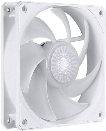 Cooler Master SickleFlow 120 ARGB Fan (White Edition, 3-in-1 with ARGB LED Controller)