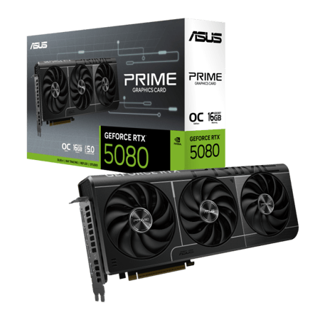 ASUS PRIME GeForce RTX™ 5080 16GB GDDR7 OC Edition كرت شاشة من اسوس