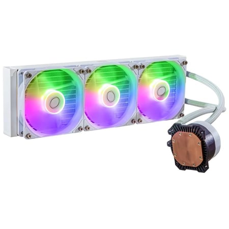 Cooler Master MasterLiquid 360L Core 360mm ARGB Sync Close-Loop AIO Liquid Cooler -White