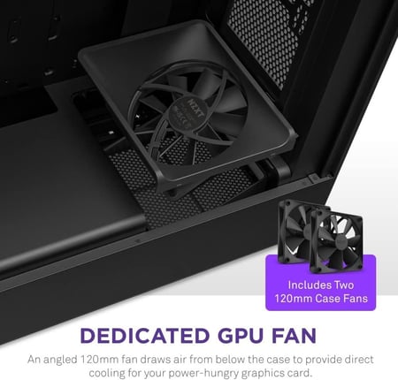 NZXT H5 Flow Black  كيس للكمبيوتر