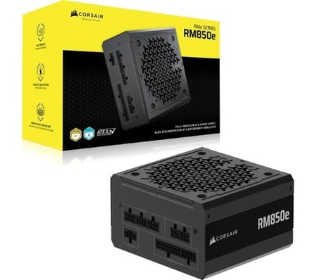 CORSAIR RM850e (2025) Fully Modular Low-Noise ATX Power Supply with 12V-2x6 Cable – ATX 3.1 Power Supply بور سبلاي