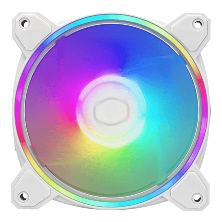 Cooler Master MasterFan MF120 Halo2 3in1 ARGB Gen 2 LED Rings Case Fan - White