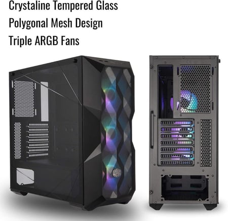 Cooler Master MasterBox TD500 Mesh V2 Mid Tower Gaming Case - Black