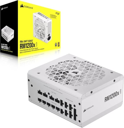 CORSAIR RM1200x SHIFT Fully Modular ATX Power Supply White