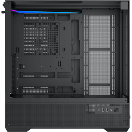 Xigmatek Vision E-ATX Mid Tower PC Case With 7x 120mm ARGB Fans صندوق كمبيوتر اسود
