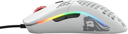 Glorious PC Gaming Race model O- Gaming-Maus -  mettle White ماوس العاب