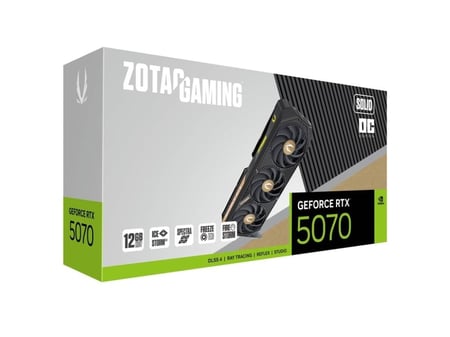 ZOTAC GAMING GeForce RTX 5070 SOLID OC Graphics Cards