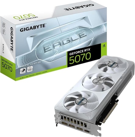 GIGABYTE Eagle GeForce RTX 5070 12GB GDDR7 PCI Express 5.0 ATX Graphics Card
