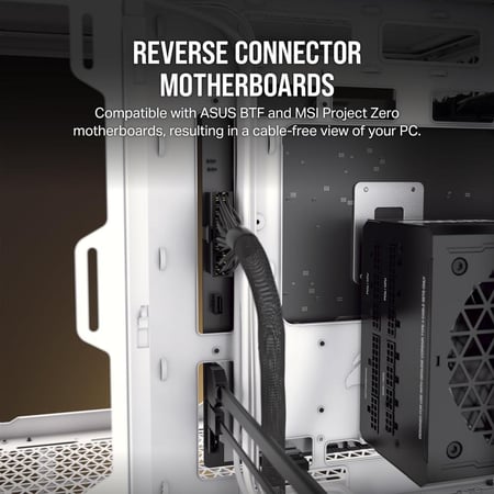 CORSAIR iCUE LINK 6500X RGB Mid-Tower ATX Dual Chamber PC Case كيس للكمبيوتر