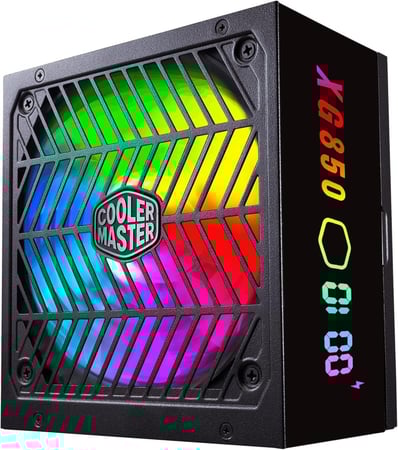 Cooler Master XG850 Plus Platinum Power Supply Unit (UK) -850W ARGB Fan