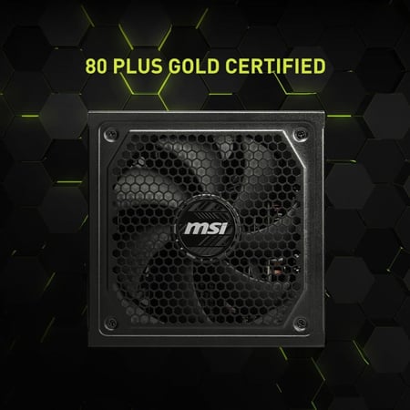 MSI MAG 1250GL PCIE 5 Gaming Power Supply - ATX 3.1 & PCIE 5.1 Ready - Full Modular - 80 Plus Gold Certified 1250W - Compact Size - ATX PSU - 10 Year Warranty