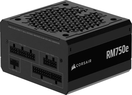 CORSAIR RM750e (2025) Fully Modular Low-Noise ATX Power Supply with 12V-2x6 Cable – ATX 3.1 Power Supply بور سبلاي