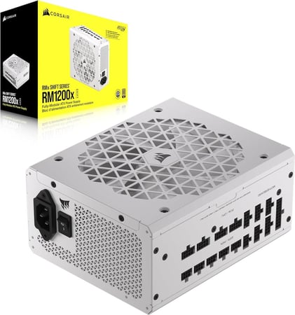 CORSAIR RM1200x SHIFT Fully Modular ATX Power Supply White