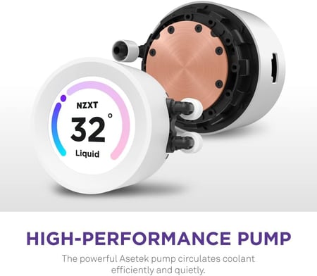 Kraken Elite 360 RGB 360mm AIO Liquid Cooler with LCD Display and RGB Fans ً white