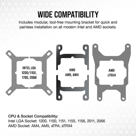 Corsair iCUE H150i Elite LCD XT Liquid CPU Cooler مبرد مائي