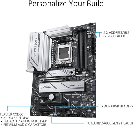 ASUS Prime X670-P WiFi Socket AM5 Motherboard