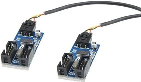 توصيلة 9pin usb الى اربع 9pin usb من شركة Kalolary