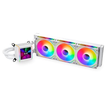 Lian Li Galahad II LCD SL-INF 360 AIO CPU Liquid Cooler White مبرد مائي