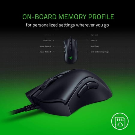 RAZER DEATHADDER V2 MINI GAMING MOUSE ماوس العاب